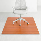 Tapis de chaise rectangulaire standard Jani Eco Bamboo (72 x 48 pouces), qualité supérieure, écologique
