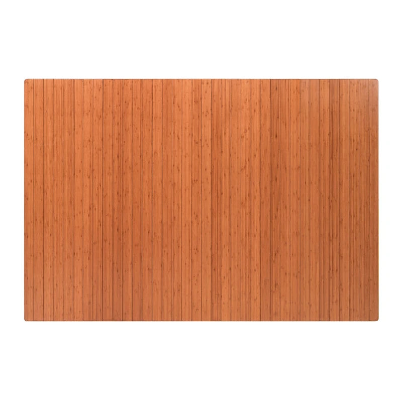 Tapis de chaise rectangulaire standard Jani Eco Bamboo (72 x 48 pouces), qualité supérieure, écologique