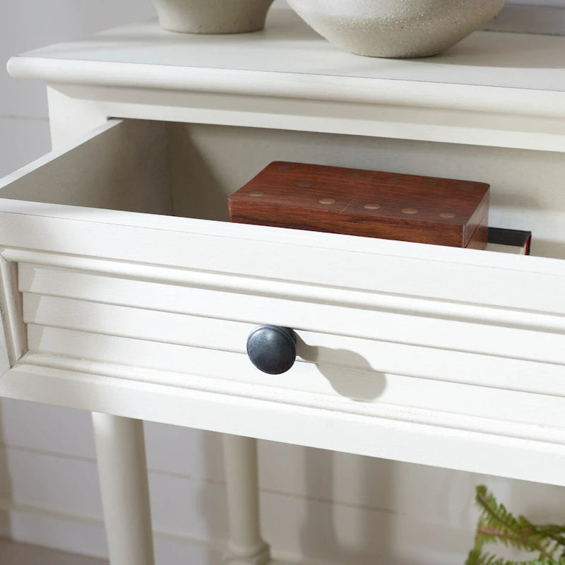 Console SAFAVIEH Tinnie à 2 tiroirs - 91,4 cm L x 33 cm l x 74,9 cm H