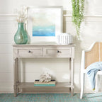 Console SAFAVIEH Tinnie à 2 tiroirs - 91,4 cm L x 33 cm l x 74,9 cm H