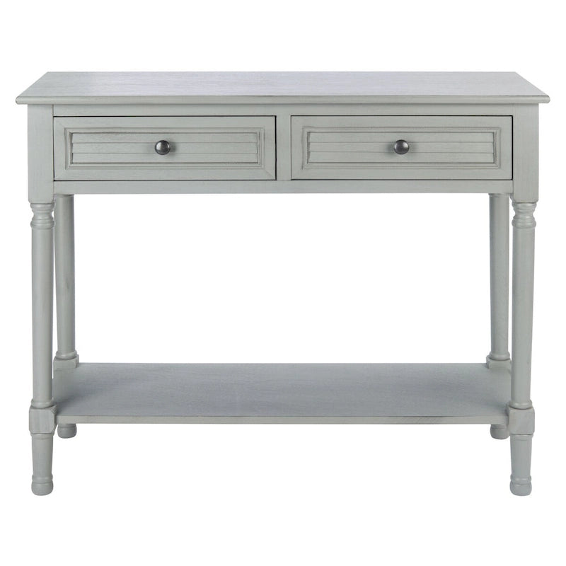 Console SAFAVIEH Tinnie à 2 tiroirs - 91,4 cm L x 33 cm l x 74,9 cm H