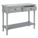 Console SAFAVIEH Tinnie à 2 tiroirs - 91,4 cm L x 33 cm l x 74,9 cm H