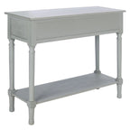 Console SAFAVIEH Tinnie à 2 tiroirs - 91,4 cm L x 33 cm l x 74,9 cm H