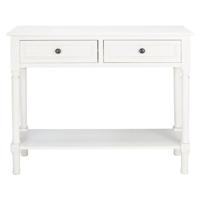Console SAFAVIEH Tinnie à 2 tiroirs - 91,4 cm L x 33 cm l x 74,9 cm H