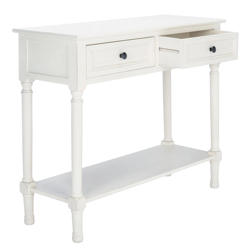 Console SAFAVIEH Tinnie à 2 tiroirs - 91,4 cm L x 33 cm l x 74,9 cm H