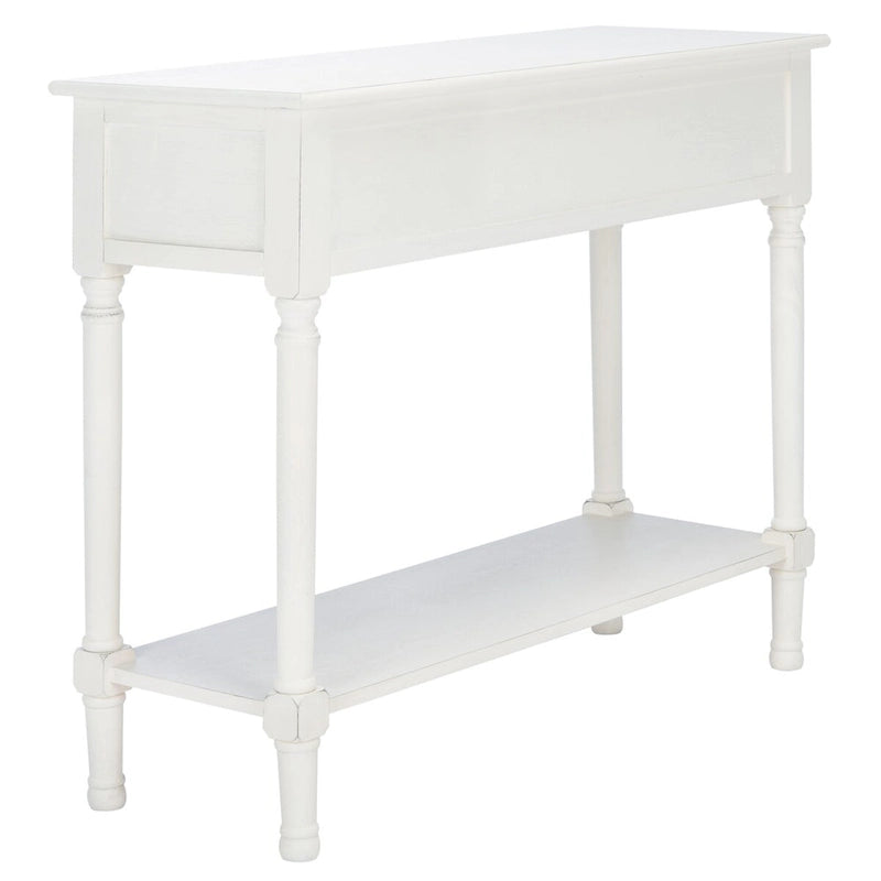 Console SAFAVIEH Tinnie à 2 tiroirs - 91,4 cm L x 33 cm l x 74,9 cm H