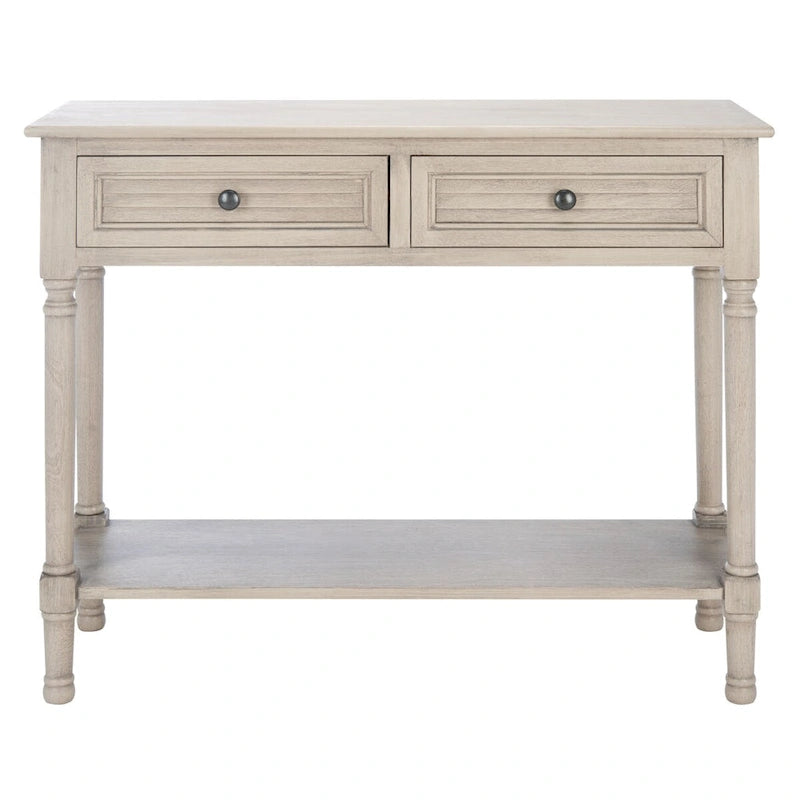 Console SAFAVIEH Tinnie à 2 tiroirs - 91,4 cm L x 33 cm l x 74,9 cm H