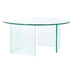 Table basse en verre trempé Annice de SAFAVIEH - 35 cm L x 35 cm P x 16 cm H