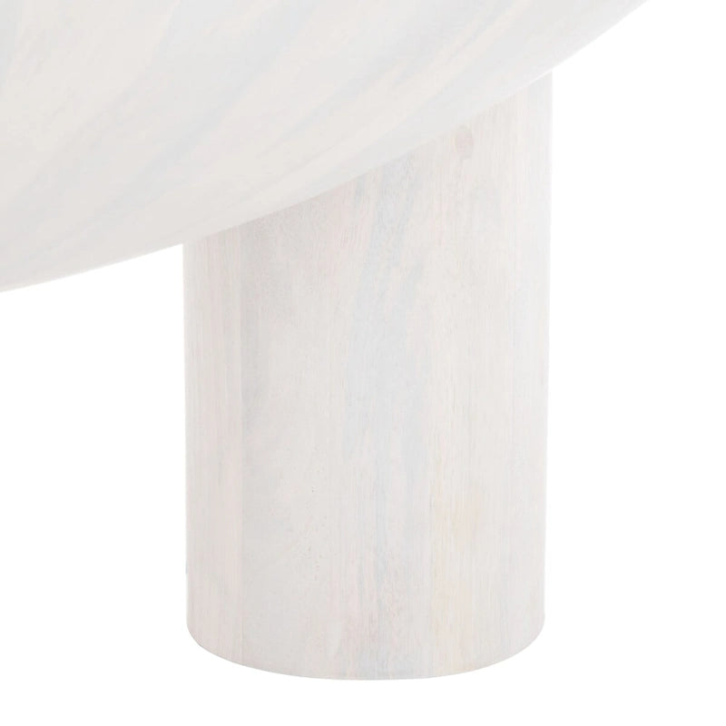 Table basse en bois SAFAVIEH Couture Isavella Rd - 89 cm L x 89 cm P x 41 cm H