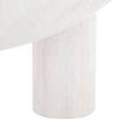 Table basse en bois SAFAVIEH Couture Isavella Rd - 89 cm L x 89 cm P x 41 cm H