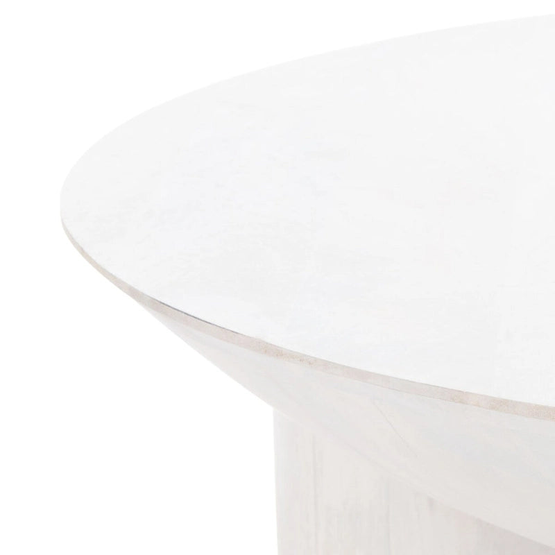 Table basse en bois SAFAVIEH Couture Isavella Rd - 89 cm L x 89 cm P x 41 cm H