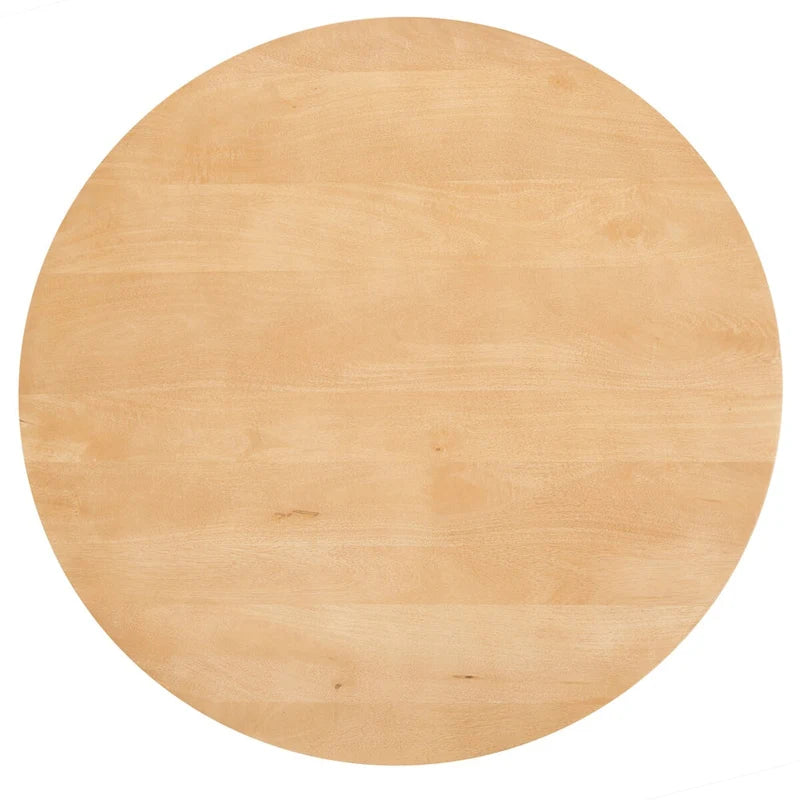 Table basse en bois SAFAVIEH Couture Isavella Rd - 89 cm L x 89 cm P x 41 cm H