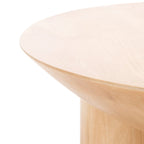 Table basse en bois SAFAVIEH Couture Isavella Rd - 89 cm L x 89 cm P x 41 cm H