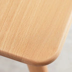 Bureau d'ordinateur en bois massif de 47 pouces avec 2 tiroirs pour bureau à domicile