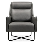 Meubles Hooker Efron 28 pouces de large, cuir semi-aniline contemporain