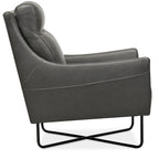 Meubles Hooker Efron 28 pouces de large, cuir semi-aniline contemporain