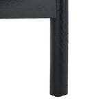 Table d'appoint SAFAVIEH Couture Alberdine en rotin et verre - 58,4 cm L x 58,4 cm P x 61 cm H