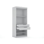 Armoire-penderie Mulberry Open 3 sections avec 6 tiroirs