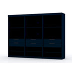 Armoire-penderie Mulberry Open 3 sections avec 6 tiroirs