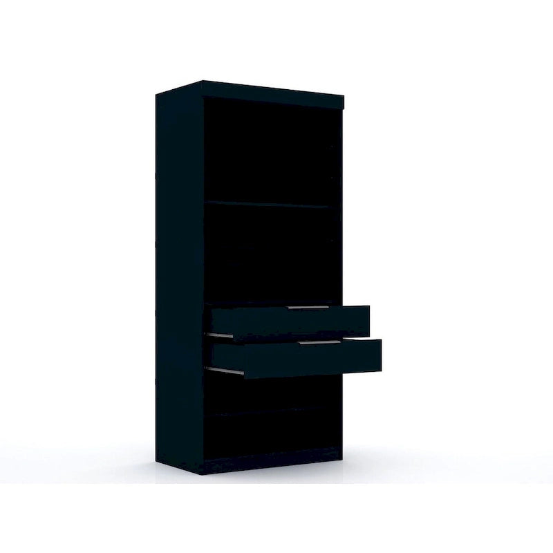 Armoire-penderie Mulberry Open 3 sections avec 6 tiroirs