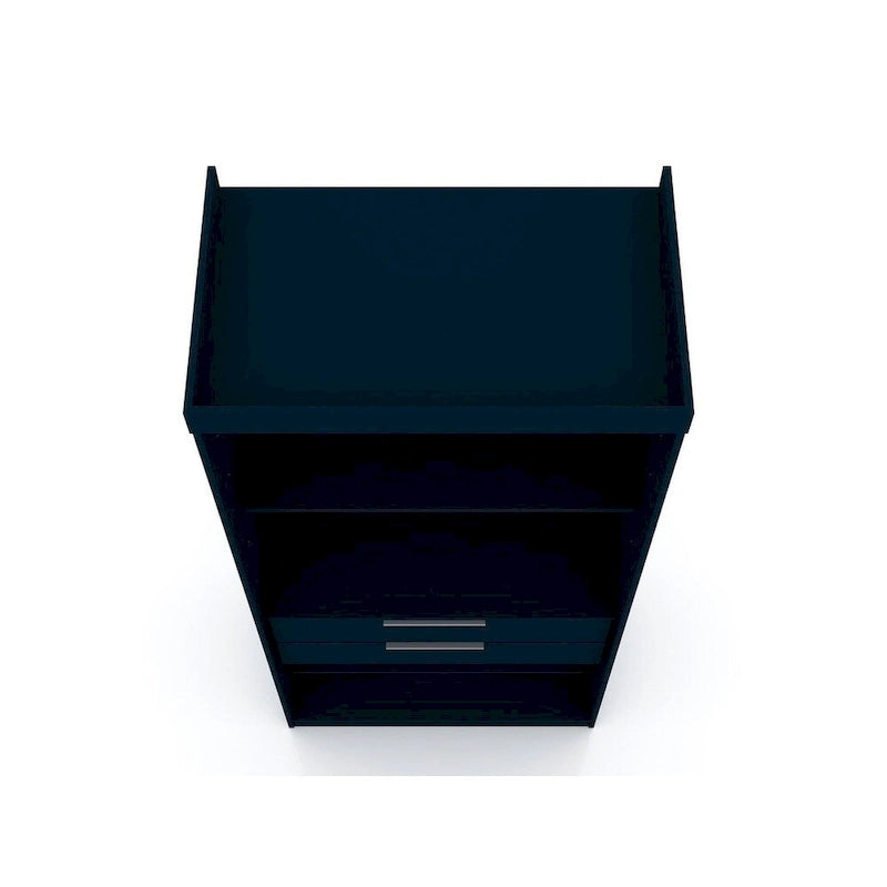 Armoire-penderie Mulberry Open 3 sections avec 6 tiroirs