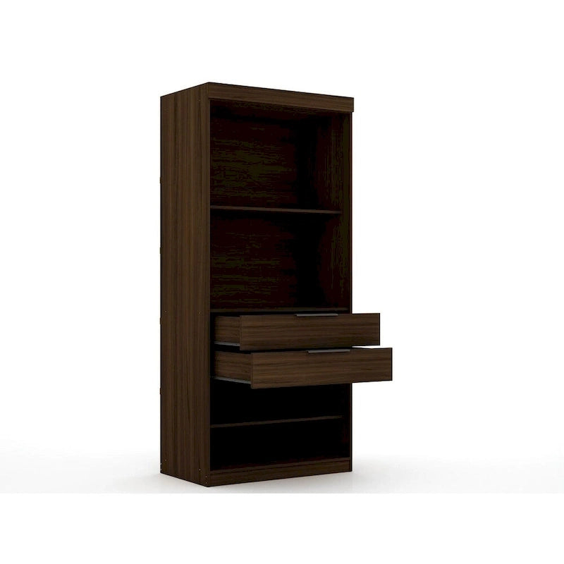 Armoire-penderie Mulberry Open 3 sections avec 6 tiroirs