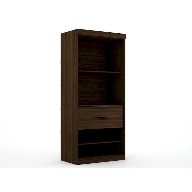 Armoire-penderie Mulberry Open 3 sections avec 6 tiroirs