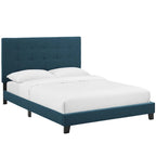 Lit plateforme capitonné Copper Grove Bienhoa Queen