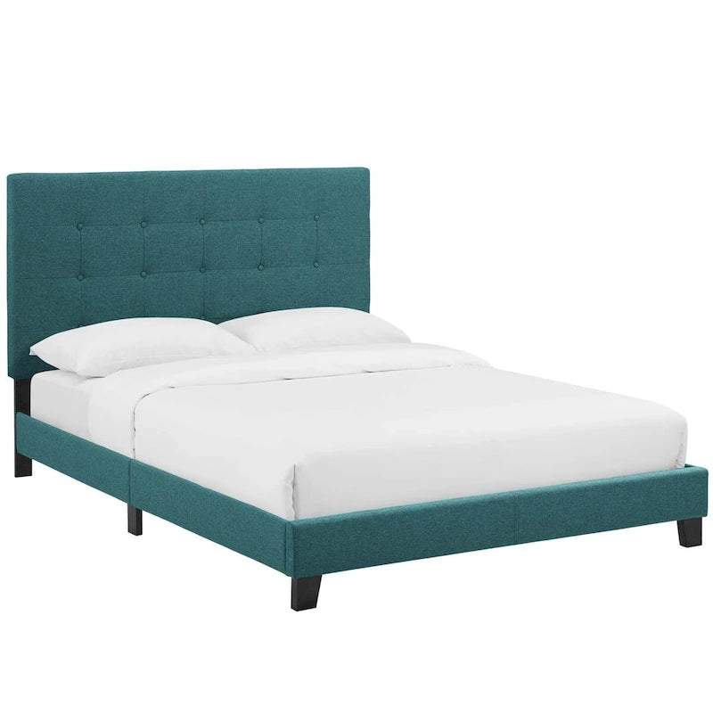 Lit plateforme capitonné Copper Grove Bienhoa Queen