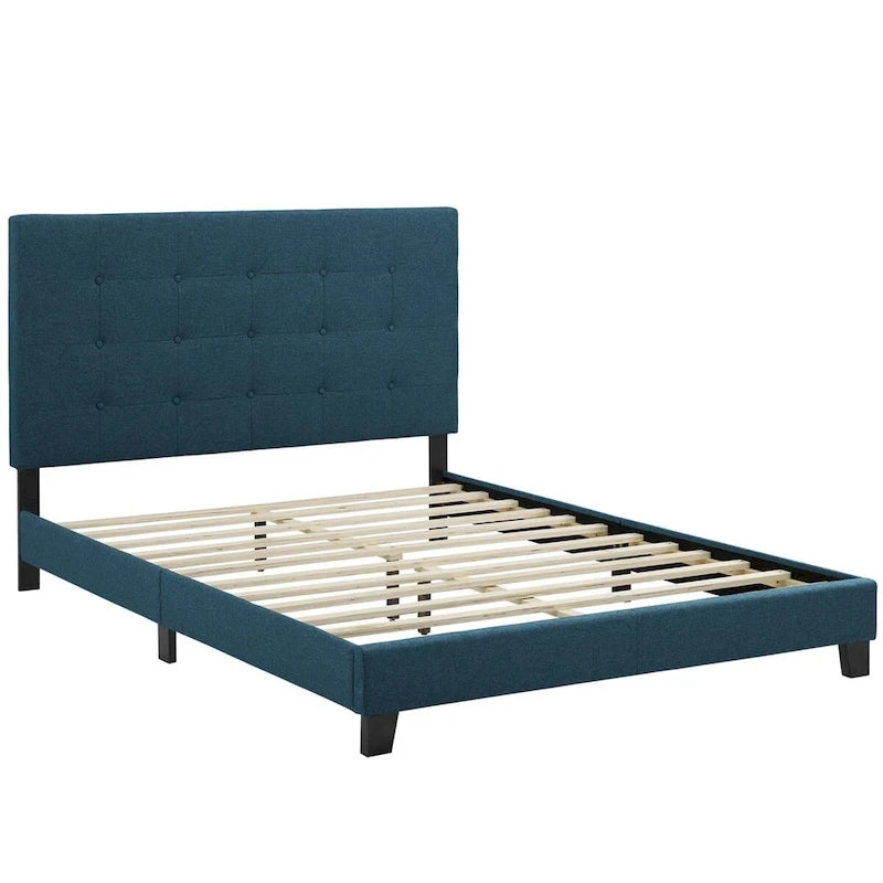 Lit plateforme capitonné Copper Grove Bienhoa Queen