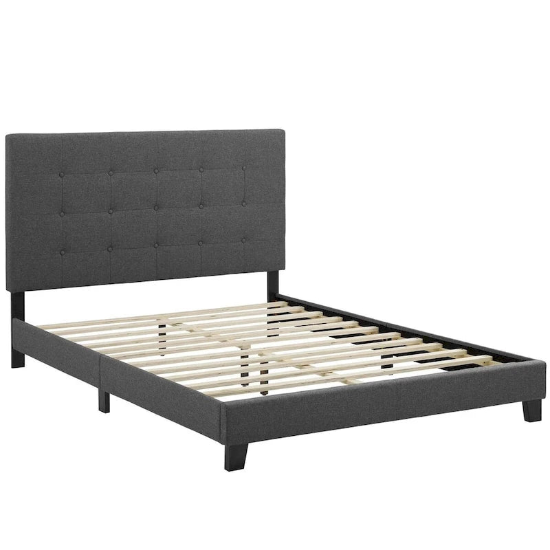 Lit plateforme capitonné Copper Grove Bienhoa Queen