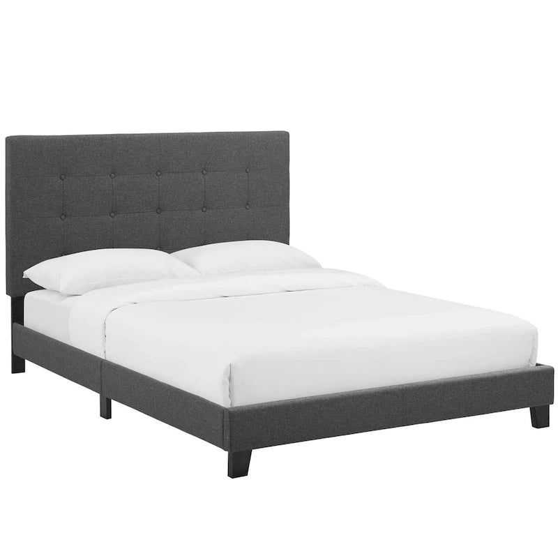 Lit plateforme capitonné Copper Grove Bienhoa Queen