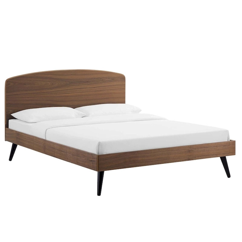 Lit plateforme en bois Bronwen Queen