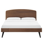 Lit plateforme en bois Bronwen Queen