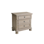 Ensemble de chambre à coucher moderne Donald 5 pièces gris avec plateforme de rangement et traîneau