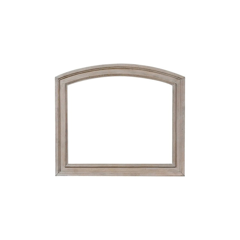 Ensemble de chambre à coucher moderne Donald 5 pièces gris avec plateforme de rangement et traîneau