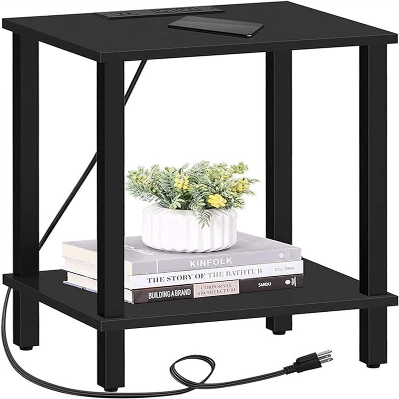 Table d'appoint avec station de recharge