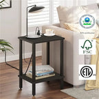 Table d'appoint avec station de recharge