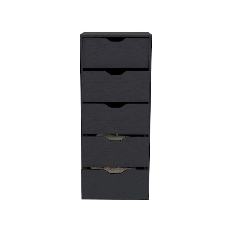 Commode étroite à 5 tiroirs