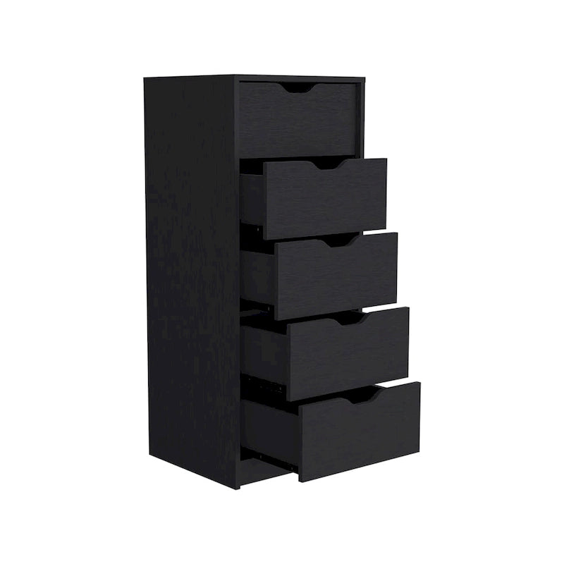 Commode étroite à 5 tiroirs