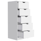 Commode étroite à 5 tiroirs