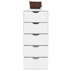 Commode étroite à 5 tiroirs