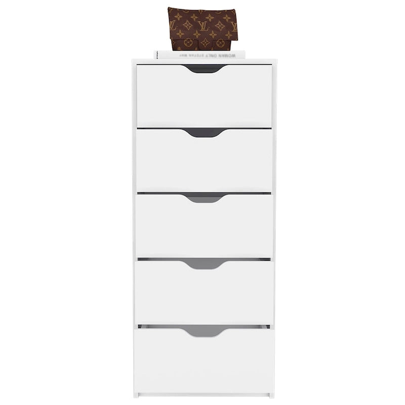Commode étroite à 5 tiroirs