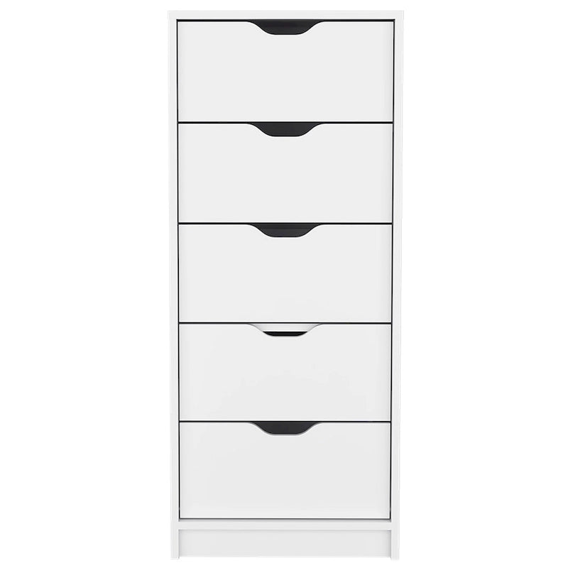 Commode étroite à 5 tiroirs