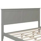 Lit plateforme Queen moderne en bois massif