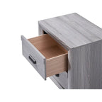 Ensemble de chambre à coucher Essa 3 pièces à panneaux gris