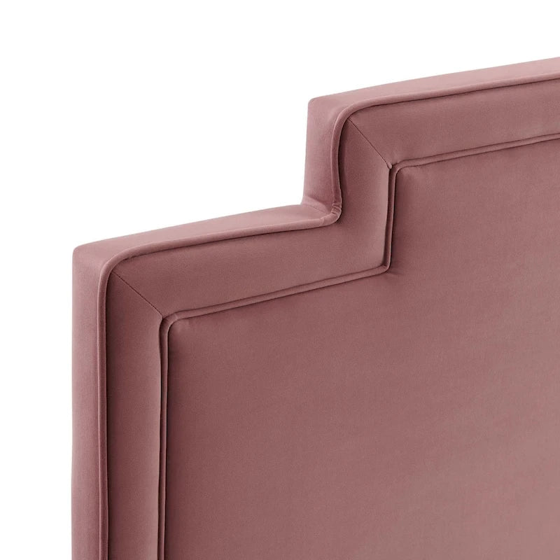 Lit King en velours Liva Performance