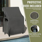 Îlot de rangement de cuisine extérieure en aluminium avec fixation murale, meuble de rangement pour barbecue autoportant