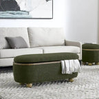 Banc ottoman de rangement, banc ottoman rembourré de bout de lit avec rangement et assise, grand banc de rangement pour couvertures