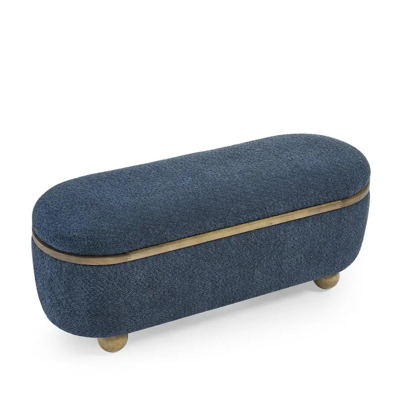 Banc ottoman de rangement, banc ottoman rembourré de bout de lit avec rangement et assise, grand banc de rangement pour couvertures